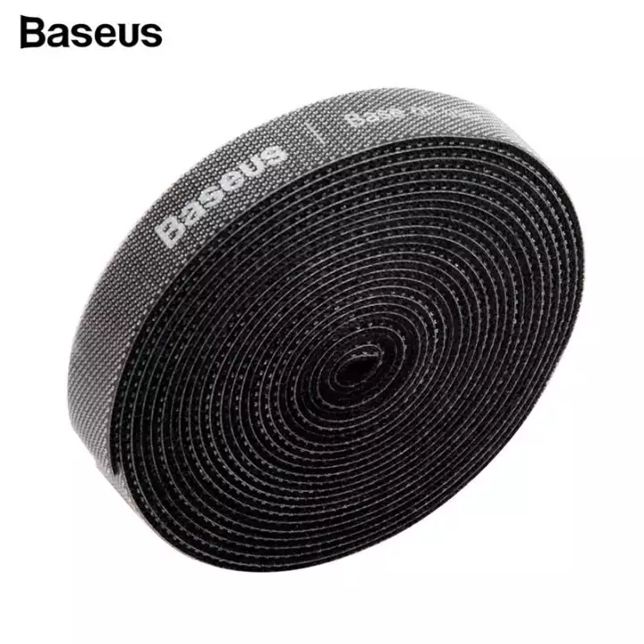 BASEUS Rainbow Circle Velcro Strap Reusable Cable Tie Fastening Tape Wire Organizer -3m