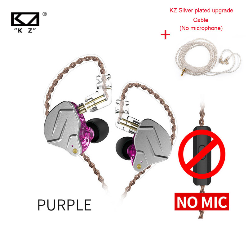 KZ ZSN PRO 1BA+1DD Hybrid technology HIFI Metal In Ear Earphones Bass Earbud Sport Noise Cancelling Headset ZSN AS10 ZS10 ZST T2