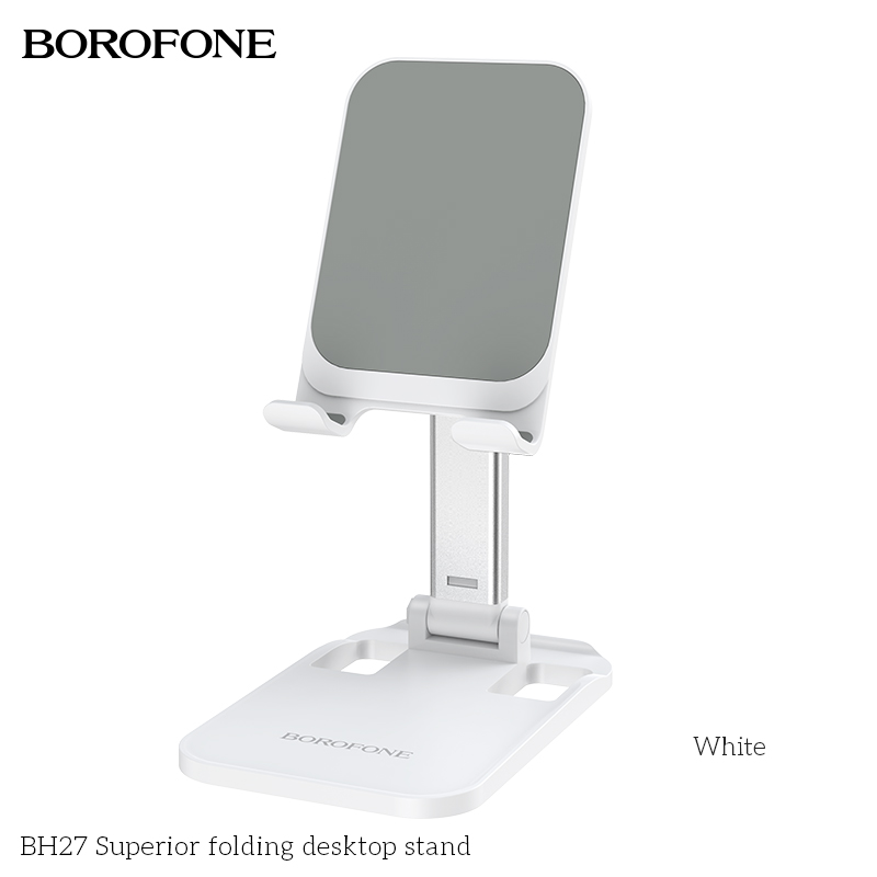 BOROFONE Mobile Phone Holder Stand for iPhone 13 12 11 Pro Metal Foldable Mobile Phone Stand Desk for iPad poco x3 pro Huawei Table