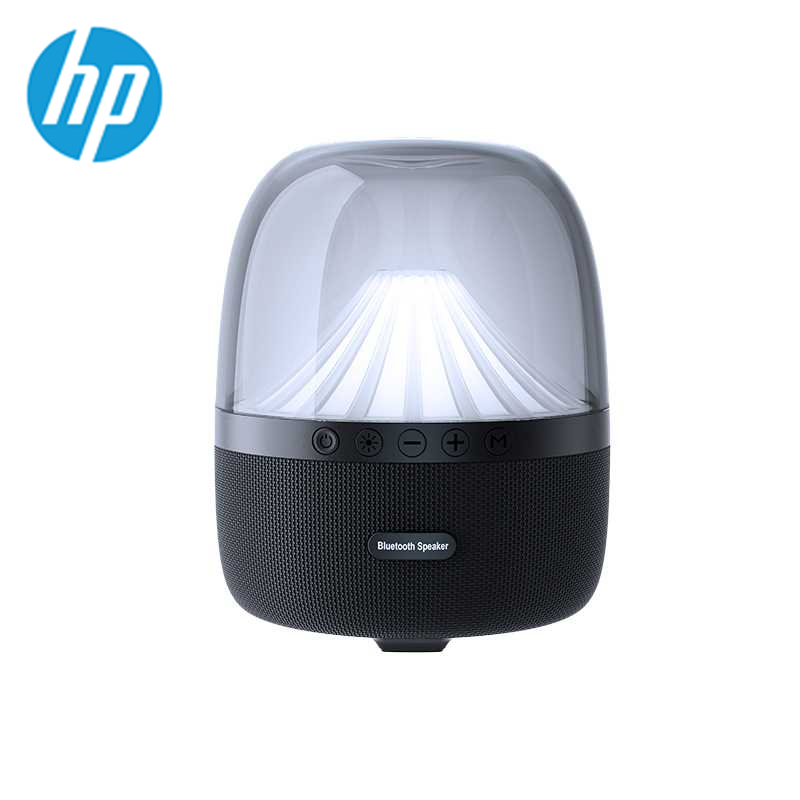 HP Wireless Bluetooth 5.0 3D Surround Sound RGB Color TWS Transparent Rechargeable Speaker - BTS03