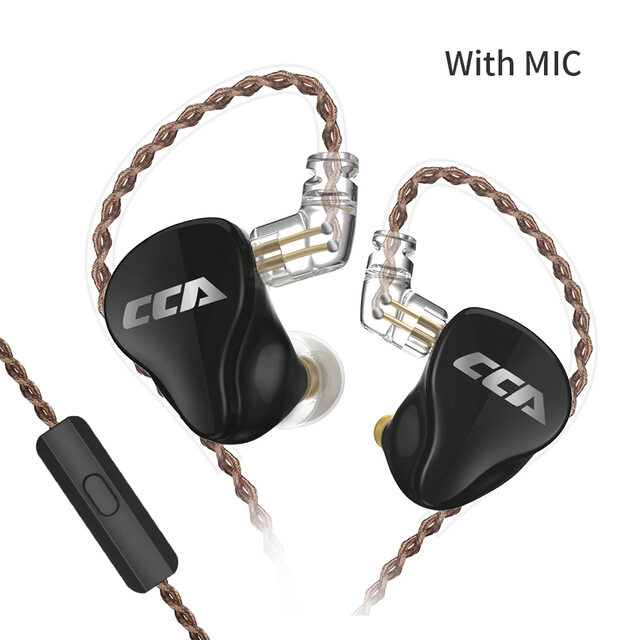 CCA CA16 7BA+1DD Hybrid Drivers In Ear Earphone HIFI Monitoring Headset with 2PIN Cable C12 C16 A10 ZSX AS16 ZS10 PRO VX V90