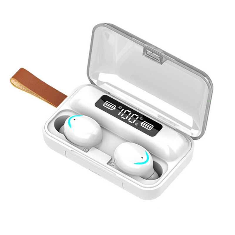 F9-6 TWS Earbuds Wireless Earphone Bluetooth 5.0 Headset Waterproof Touch Control LED Digital Display With Microphone 2200mAh Charger Box