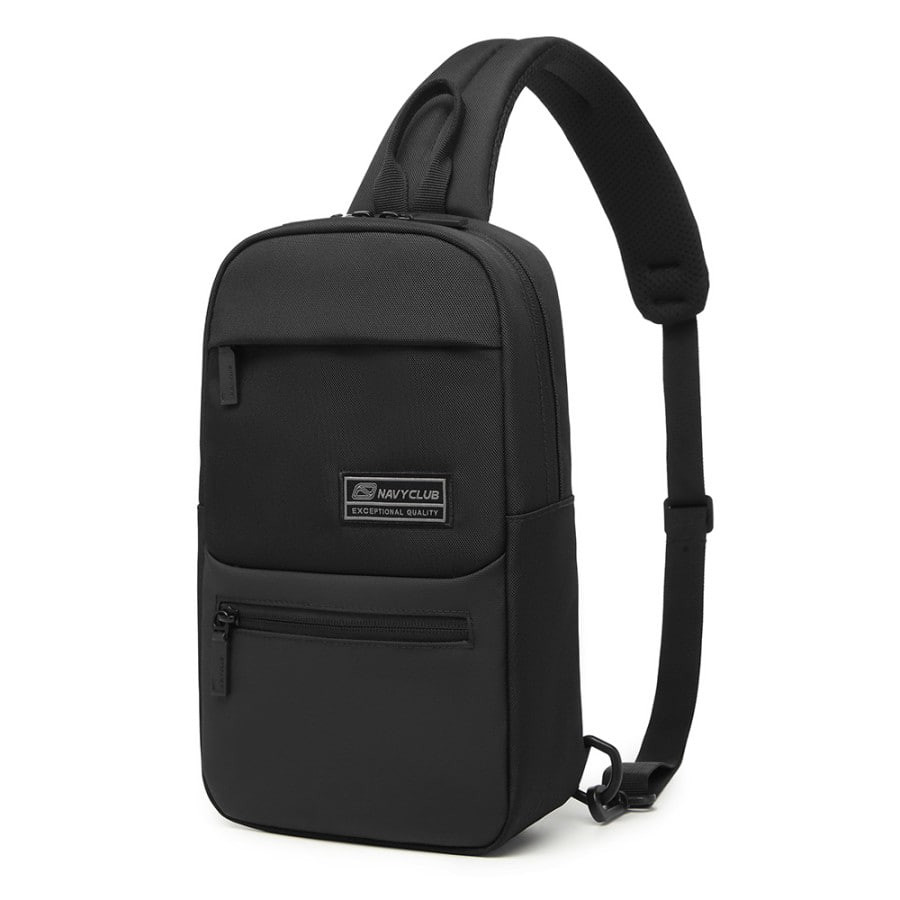 Tas Selempang Navy Club Sling Bag GIF - Tas Pria Crossbody Bags - Hitam