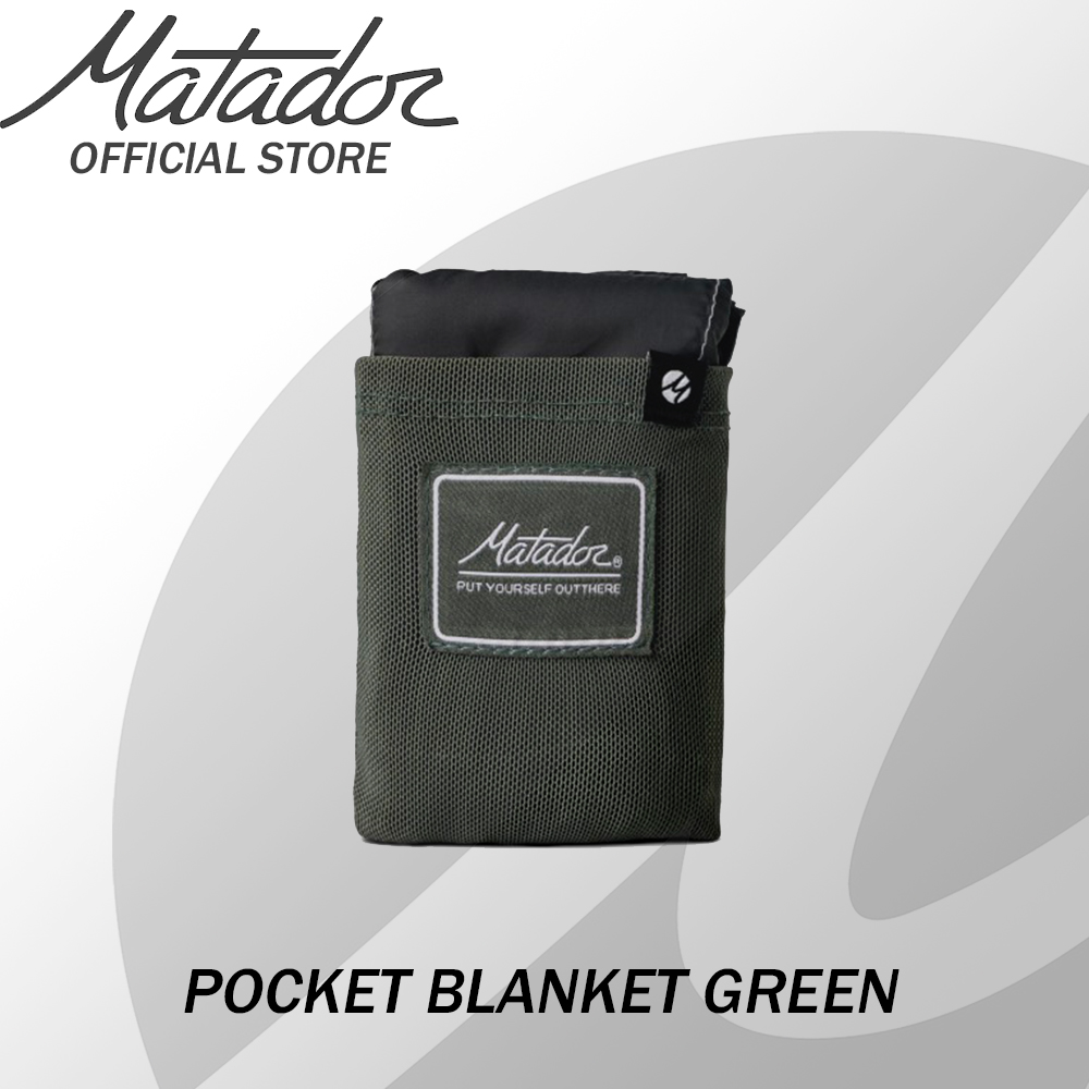 Matador Pocket Blanket 3.0 - Black / Green / Red