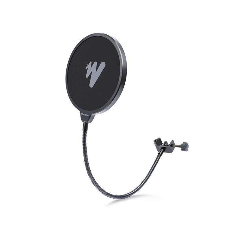 MAONO AU-B00 Microphone Pop Filter Metal Pop Filter Shield Double Layer Windscreen Popfilter For USB Microhone Podcast Microphone