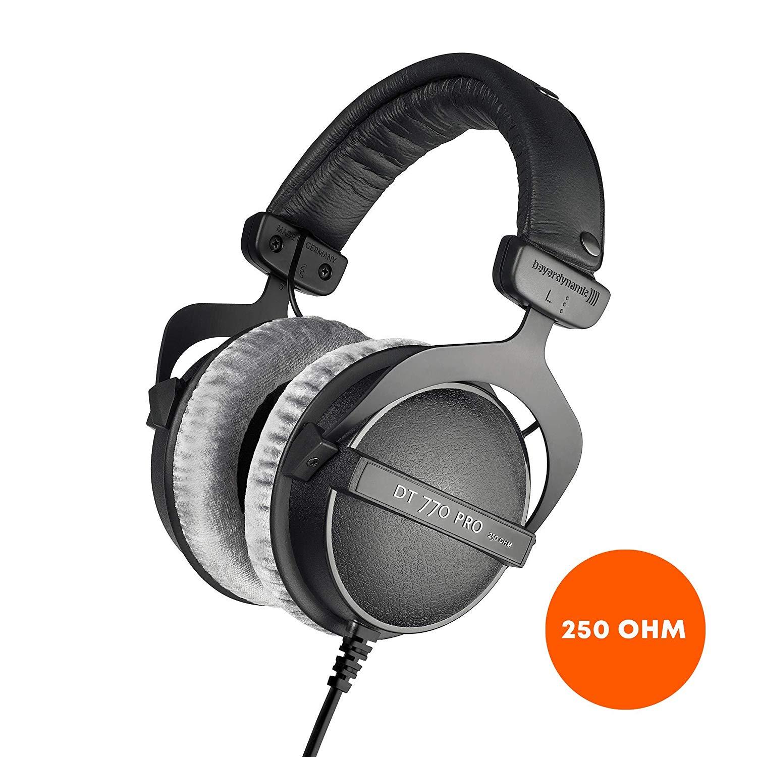 [IN STOCK] Beyerdynamic DT 770 PRO 250 Ohm Over-Ear Studio Headphones. DT770 Pro / DT770Pro Closed Construction, Wired for Studio use, Ideal for Mixing in The Studio