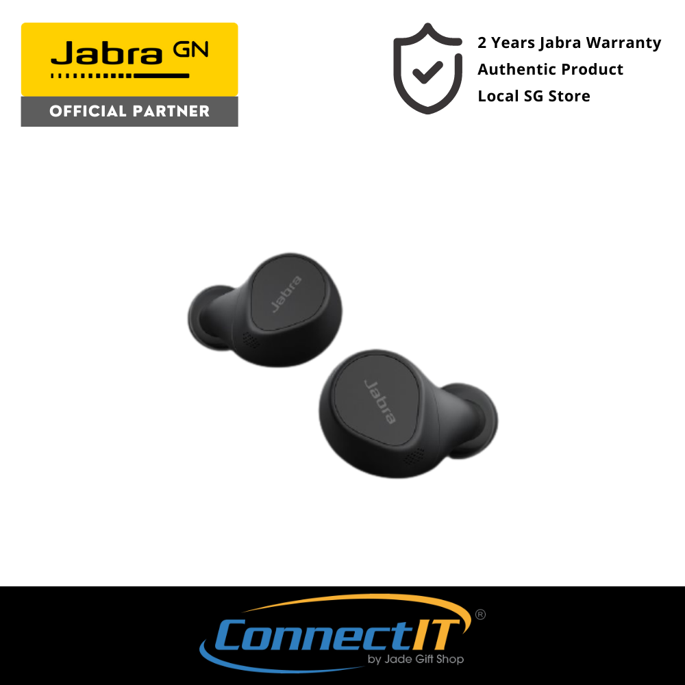 Jabra Elite 7 Pro Wireless Bluetooth 5.2 Earbuds With Active Noise Cancelling and Mono Mode (2 Years Local Warranty)