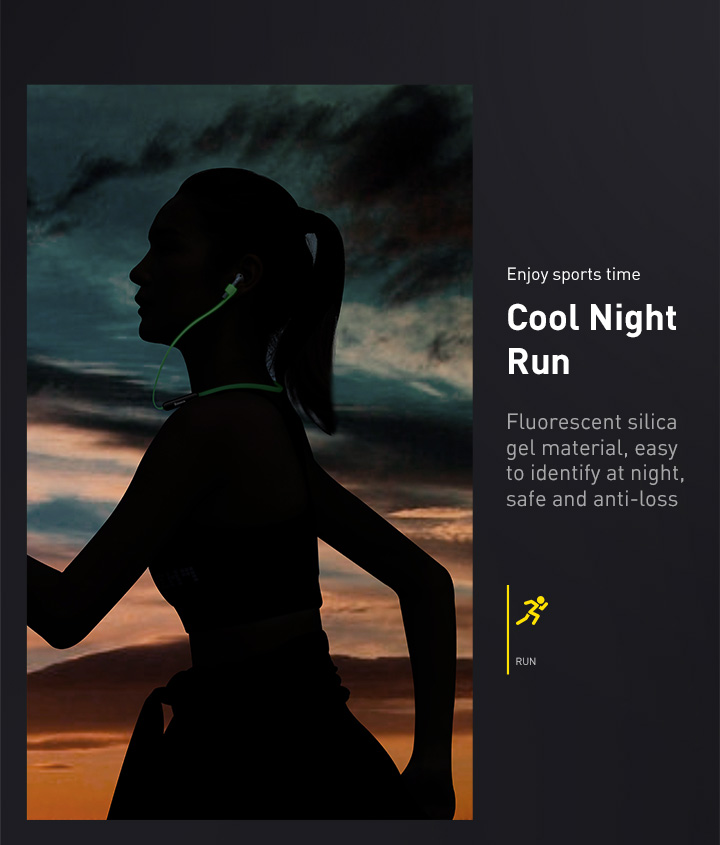 Baseus Let''s go Fluorescent Ring Sports Silicone Lanyard Sleeve For Pods 1/2 Generation