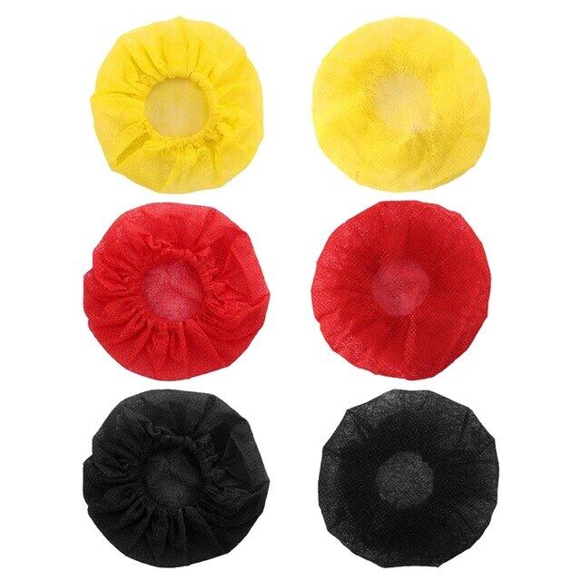 NEW-200 Pieces Disposable Microphone Cover Non-Woven Microphone Cover for KTV Recording Room News Gathering