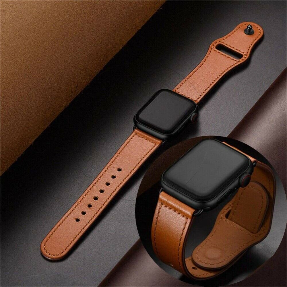 【Genuine Leather】Apple Watch Band Strap Series 7 SE 6 5 4 3 2 1 41mm 45mm