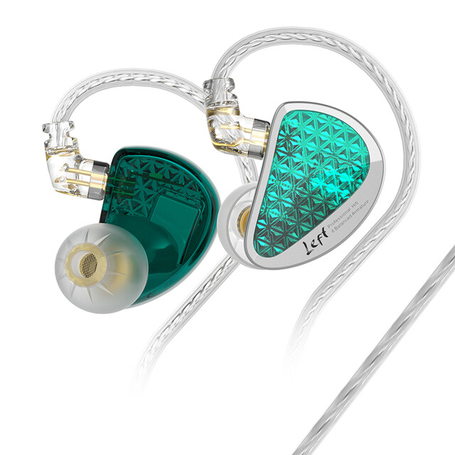 KZ AS16 PRO 8BA In Ear Earphone 8 Balanced Armature Headset High Sound Quality Monitor HiFi Earphone AS10 ZS10PRO ZSX