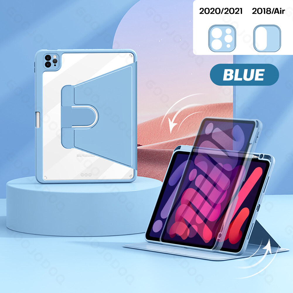 GOOJODOQ iPad Cover for iPad Mini 6 360 degree rotating iPad case for iPad Pro 11 2021 Air 4 10.9 2020 iPad 10.2 Gen9 Gen8 Gen7 with Pencil Holder