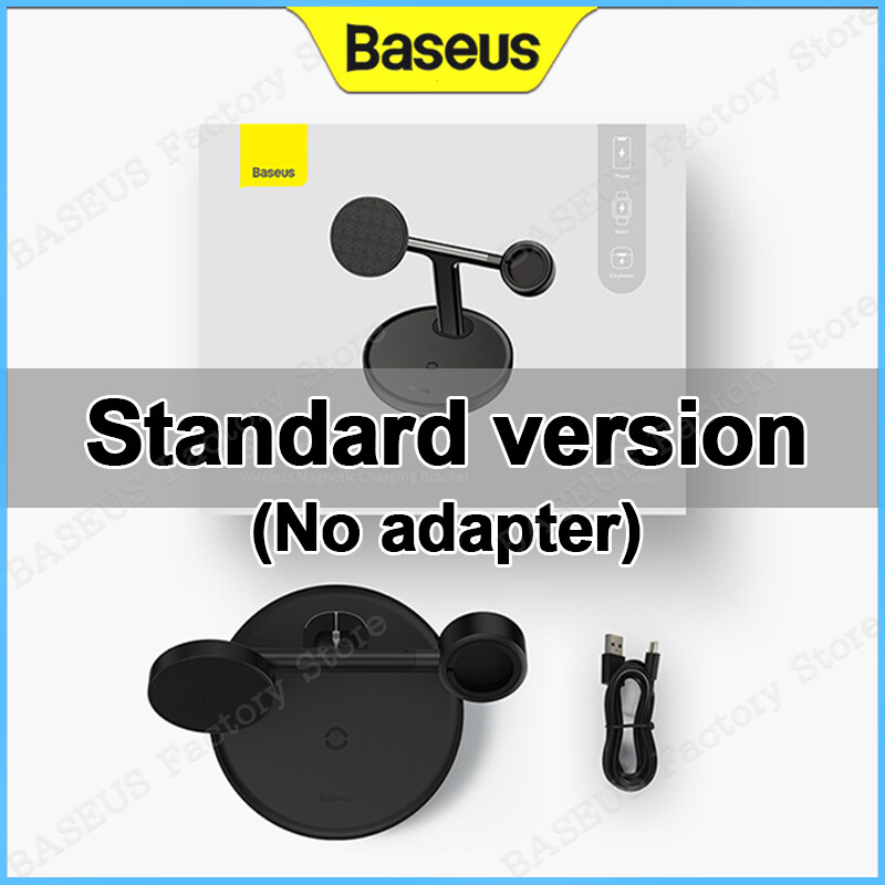 Baseus 20W Wireless Charger 3-in-1 Magnetic Charging Bracket Triple Simultaneous Charging Angular Adjustment Quick Charging for IP 12 13 Series