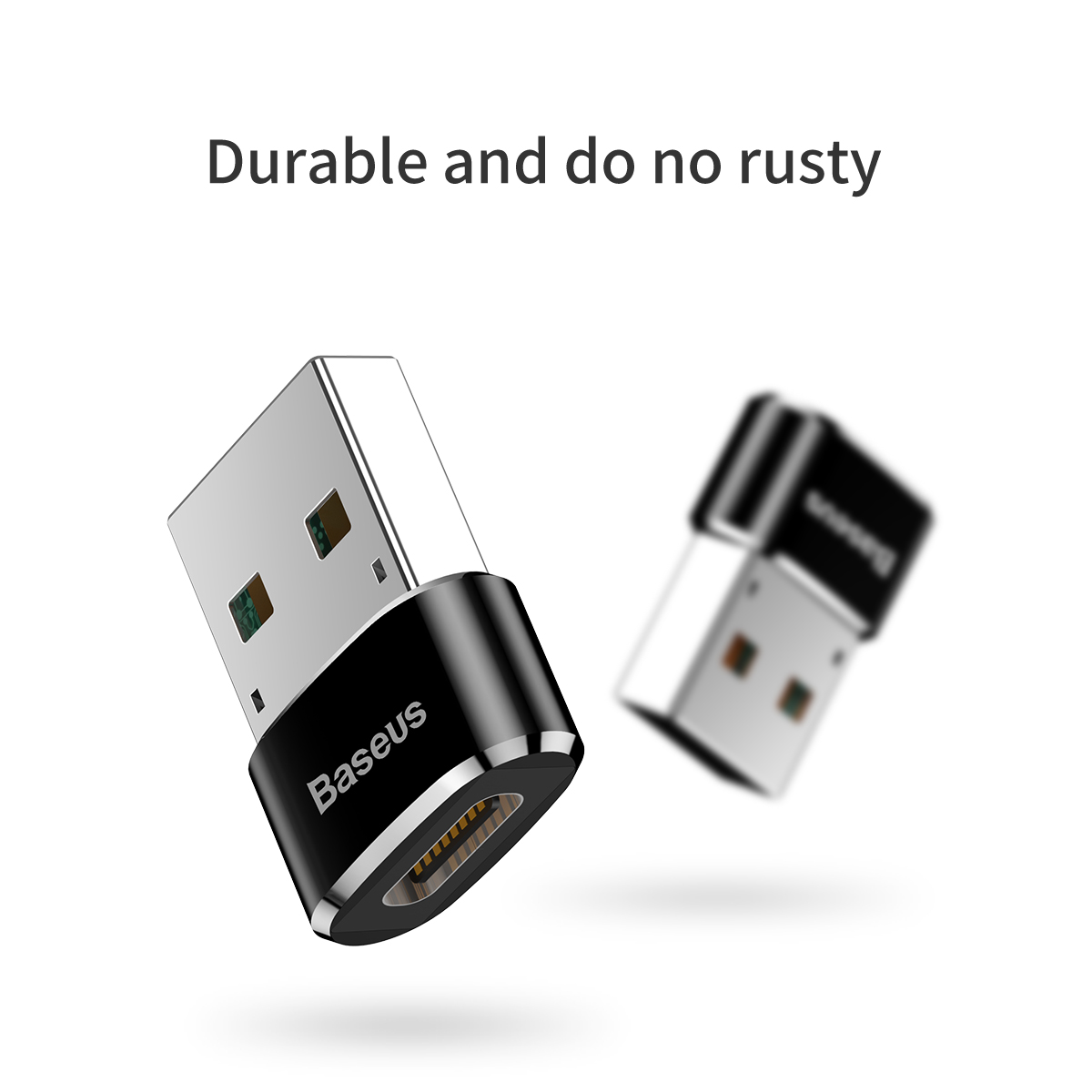 Baseus Mini 3A Type USB C Female to USB Male Adapter  OTG Converter Charger Plug USB TYPE C to USB