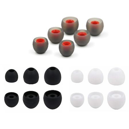 Earphone Headset Ear Buds Silicone Rubber Earpiece Plug S/M/L 1 Set 3 Pair