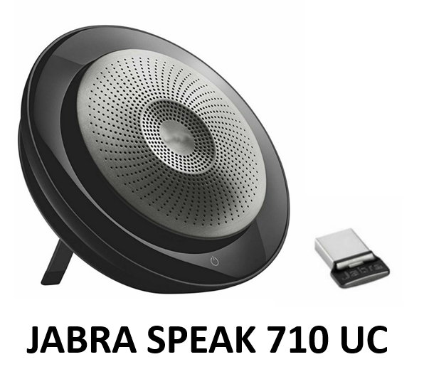 Jabra Speak 710 UC/MS Wireless HD Conference Speakerphone, With Link 370 USB Adapter, USB-A - 2 Years Local Warranty