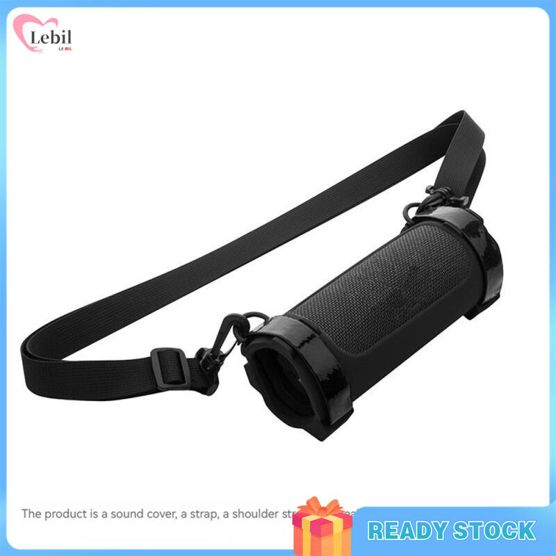 Lebilberry【Fast Delivery】Silicone Case Cover Compatible For Flip6 Speaker Travel Carrying Protective Shell With Shoulder Strap