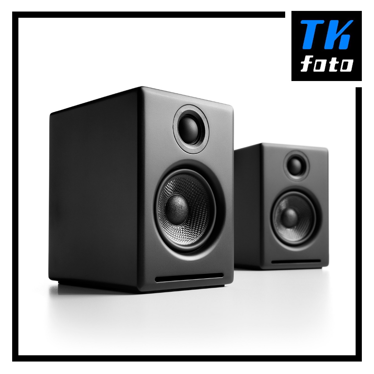 Audioengine A2+ Wireless Home Music System Bluetooth Bookshelf Speakers