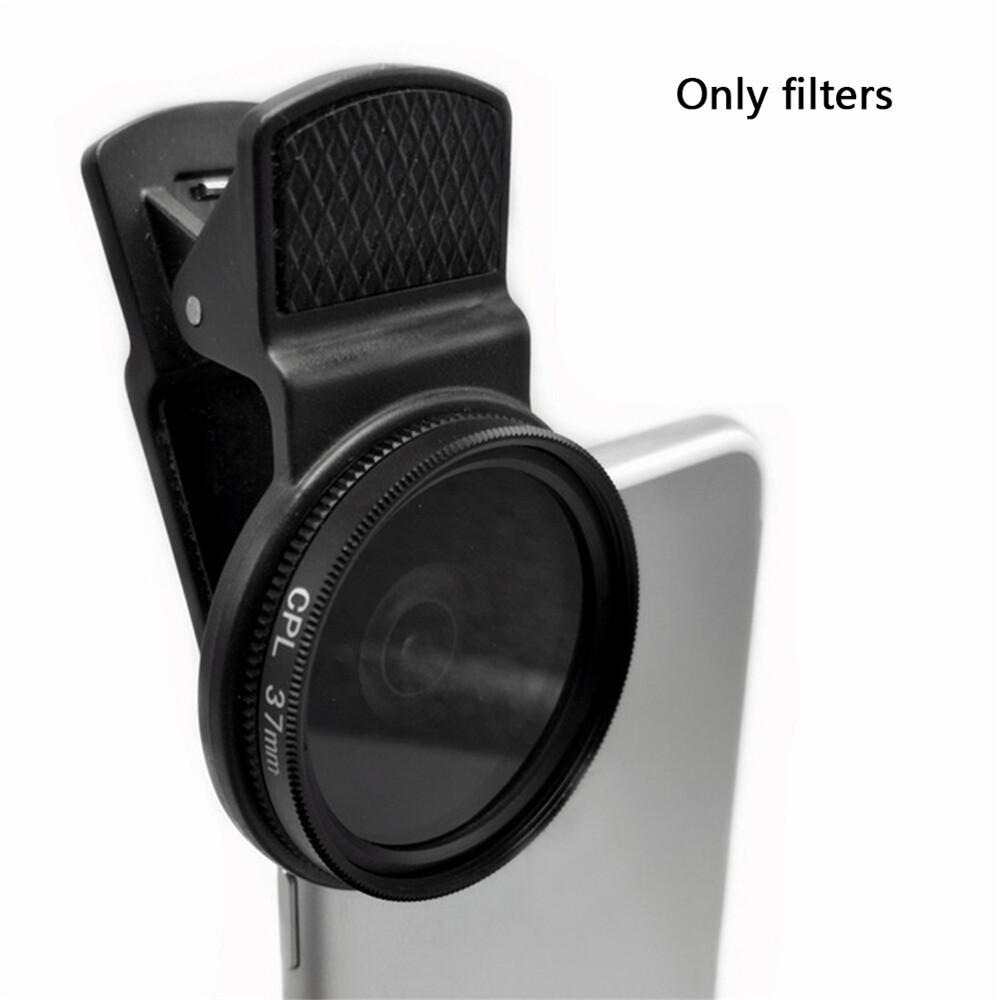 37MM CPL Lens Circular Universal Portable Polarizer Camera Lens CPL Filter Professional Wide Angle Lens Mobile Phone Accessories