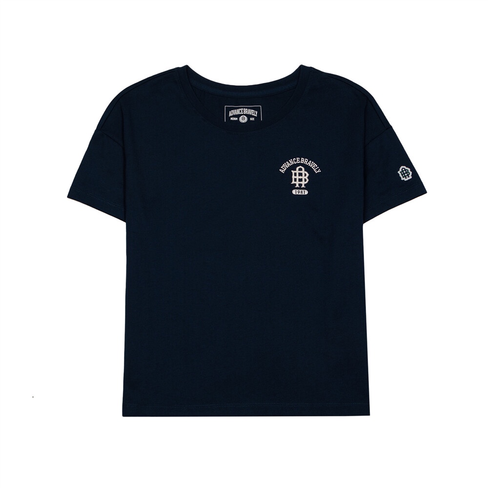 Giordano Women Advance Bravely Cropped Loose Fit T-Shirt