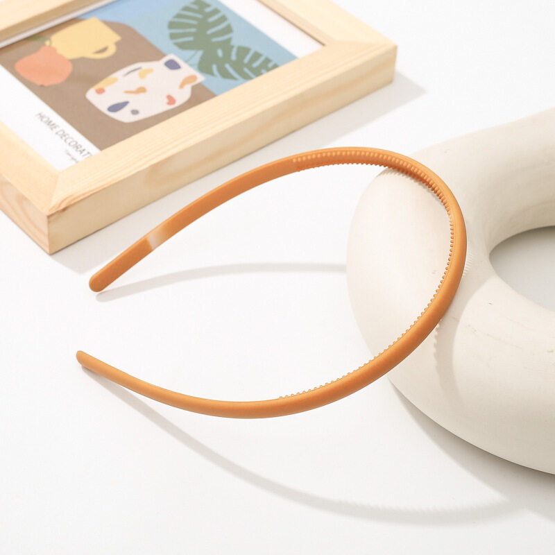 Lizida Korea Headband Hairpin Hair Accessories Simple Scrub Headbands Thin Headband Resin Hairbands Girls Anti-Slip Hair Hoop Head wear