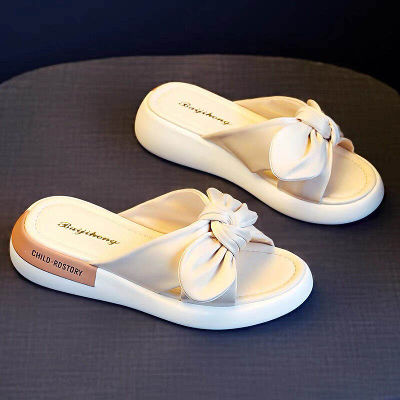 Slippers Women's Shoes Summer Outer Wear 2022 New Platform Slanted Heel Versitile Fashion Fairy Beach Sandals Women's Sandals