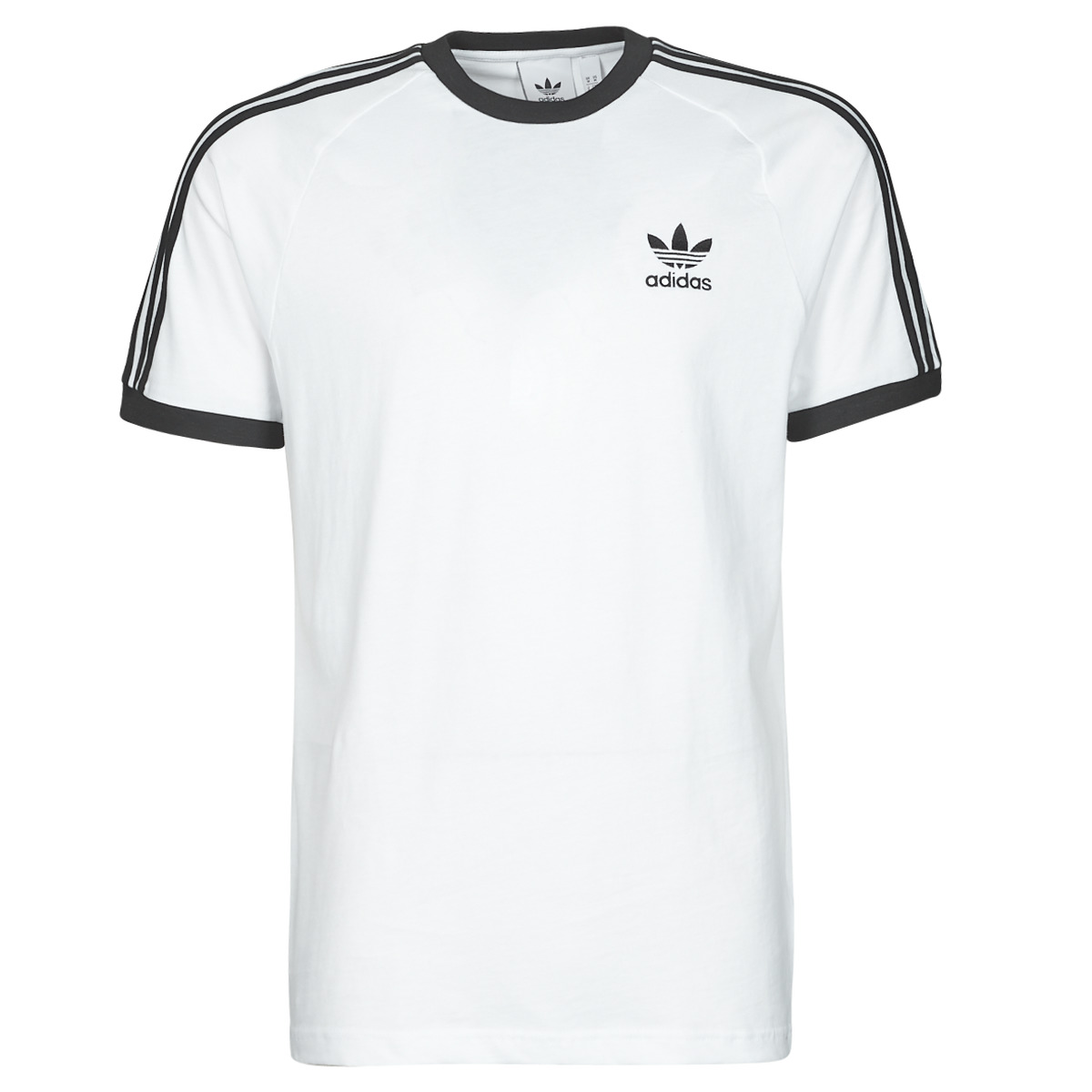 adidas Clothing adidas men Short-sleeved t-shirts - 3-STRIPES TEE - White