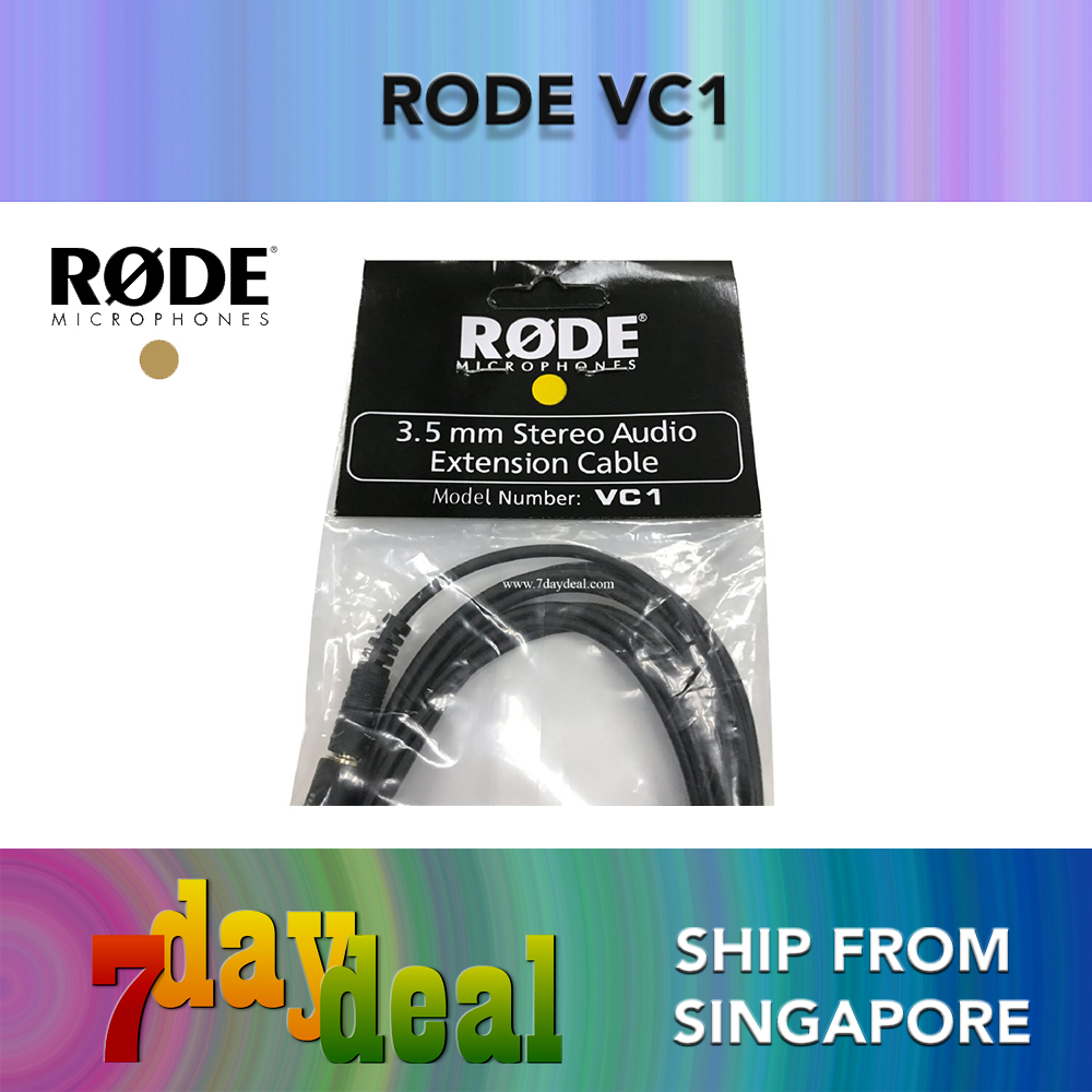 Rode VC1 3.5mm Stereo Audio Extension Cable (3m)
