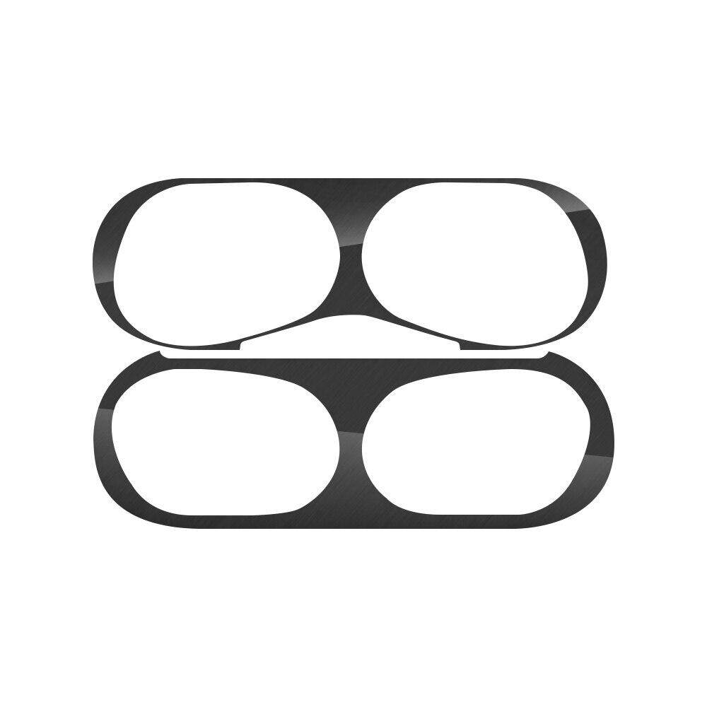 Ultra Thin Dust-proof Electroplate Metal Protective Cover for Airpods Pro Bluetooth Earphone Charging Case Metal Film Sticker for AirPods Pro 2