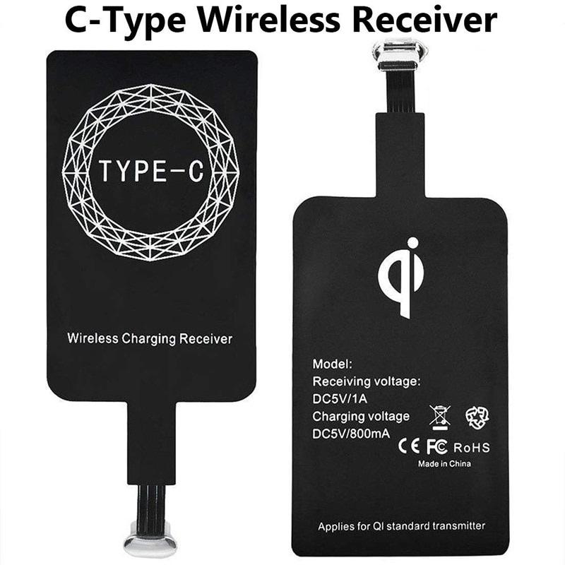 Type C 3.1 Wireless QI Receiver Charging Huawei/Oppo/Xiaomi/LG/One Plus/Nexus