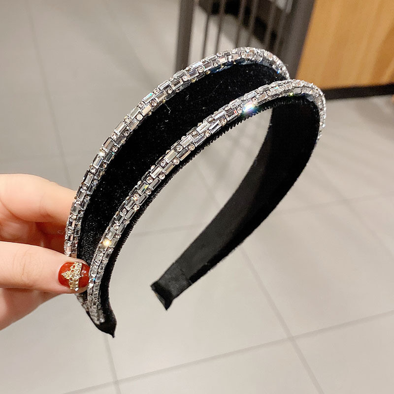 1Pc Korean Fashion Headband Velvet cloth crystal Hair Band Hair Accessories For Women