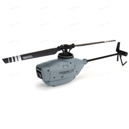 Eachine E110 2.4G 4CH 6-Axis Gyro 1/2/3 Battery Optical Flow Localization Flybarless Scale RC Helicopter RTF w/720P Camera