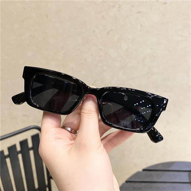 cabecade small square Korean version of the trendy sunglasses GD Jin Zhini jennie the same sunglasses