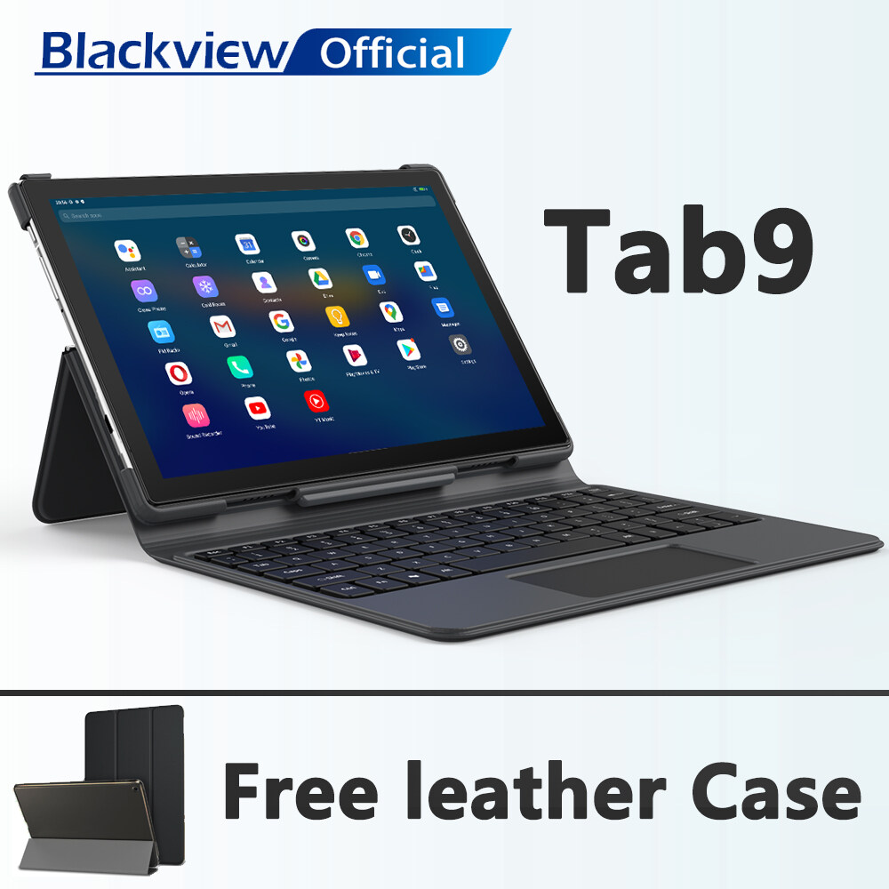 Blackview Tab9 10.1" Android 10 Tab 9 Tablet 1920x1200 Octa Core 4GB RAM 64GB ROM Dual 4G Network 13MP Rear Camera 7480mAh Tablets PC Android based UI design