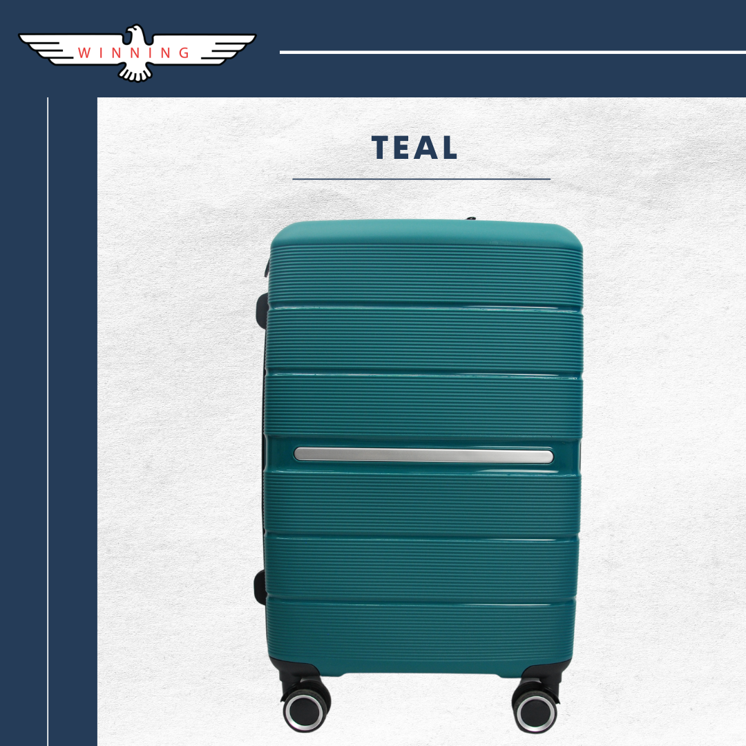 Bastion Polypropylene Suitcase Rolling Luggage w/ Expandable Compartment (#8029) ★WINNING★