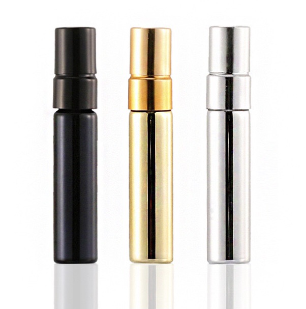 10ml Spray Bottle Perfume Bottle UV Plating Glass Refillable With Aluminum Atomizer