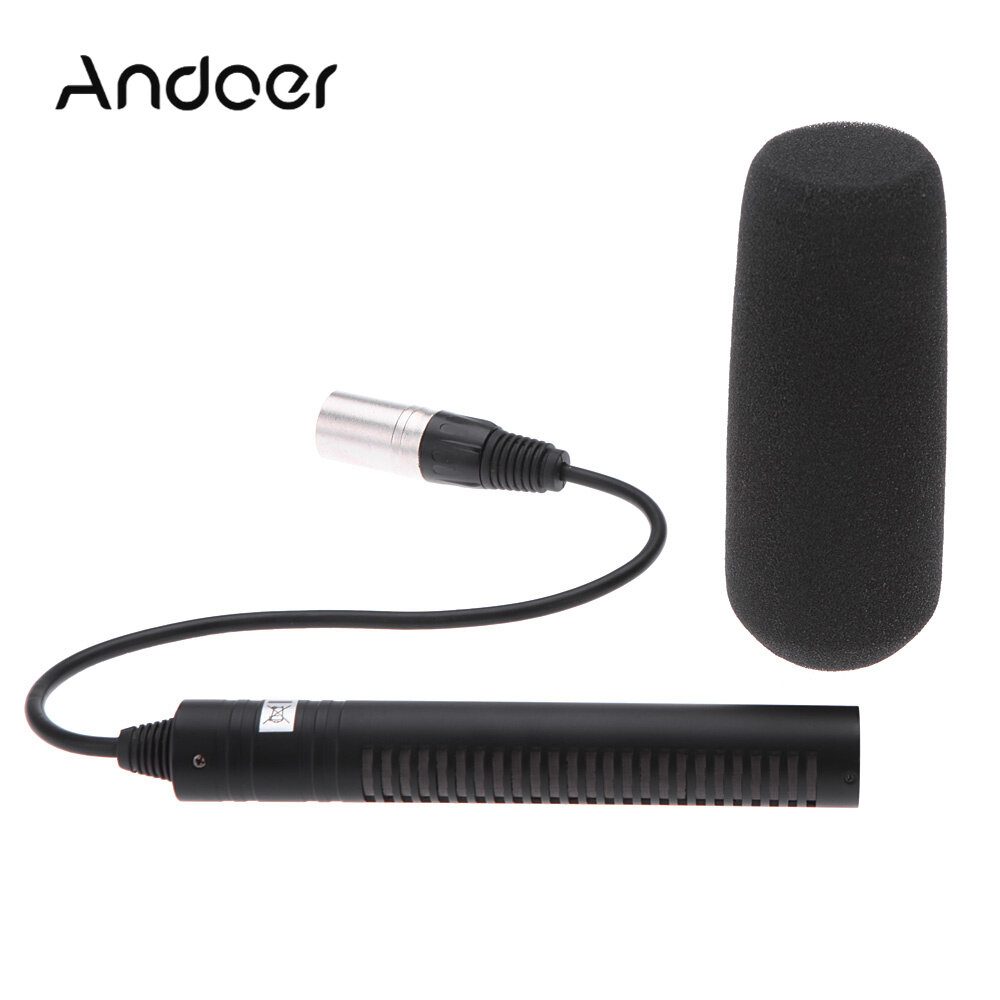 Professional Microphone for So-ny PD190P HVR-Z1C HVR-A1C HVR-V1C DSR-PD150P DSR-250 Pana-sonic AJ--D700MP AJ--D410MC AJ--D615MC AJ--D908MC 180
