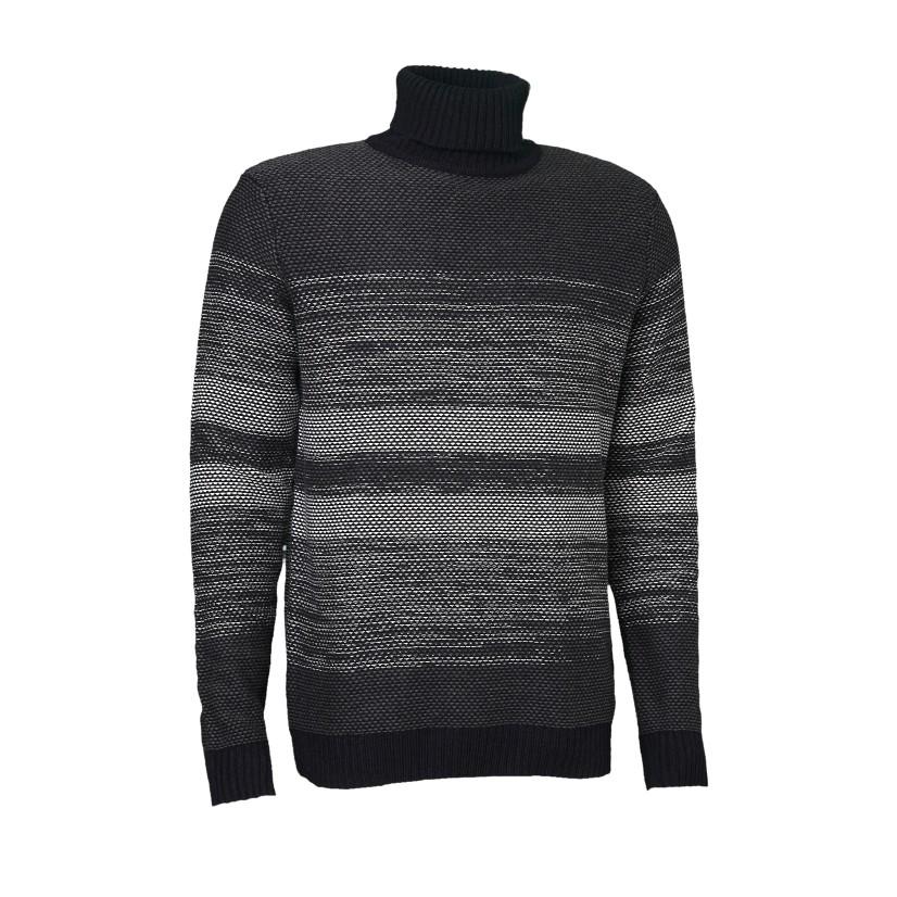 Universal Traveller Men Fold Turtle-Neck Sweater - KS8075