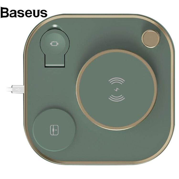 Baseus X3 Magnetic Wireless Charger for Mobile Phone Watch Headset 15W 3 in 1 Multi-Function Fast Charging Station