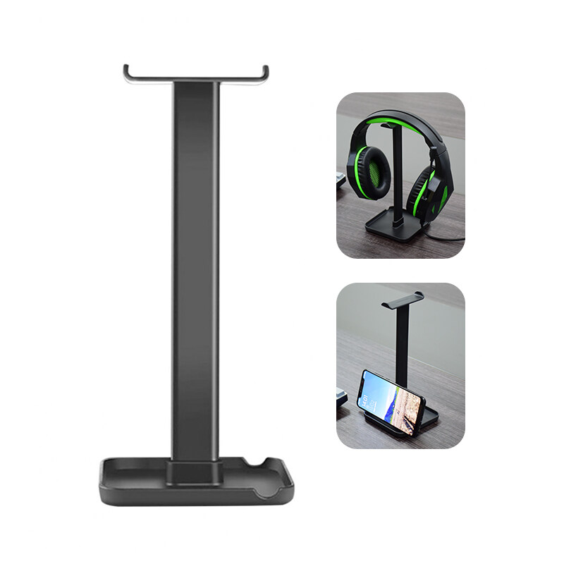 BlueWow U-shaped Headphone Holder Useful Multifunctional Headset Storage Holder Durable Bracket Headset Stand Convenient for Table ZJ-009