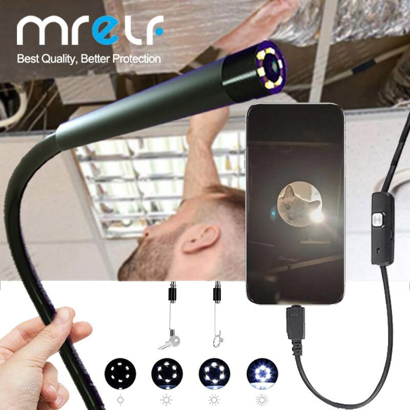 ♥【Readystock】FREE Shipping♥ 5.5mm Mobile for Car Endoscope Camera Endoscopic Flexible Inspection Smartphone Cars Endoscope for Android Phone Type C USB Phone