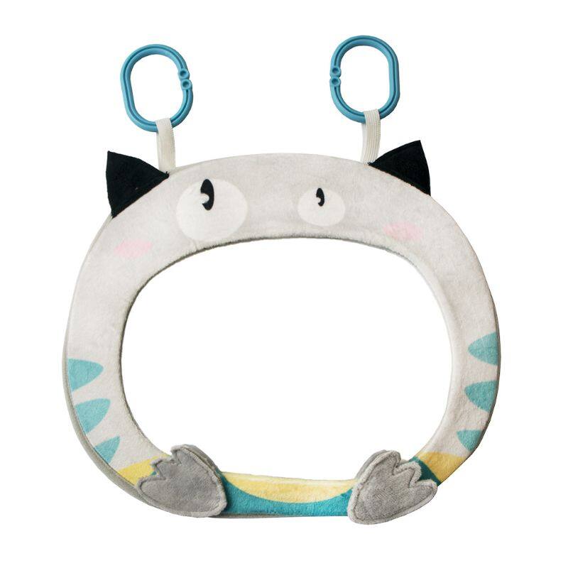 easylover Car Baby Rearview Mirror Wide View Rear Adjustable Safety Seat Back Mirrors Infants Cartoon Toy