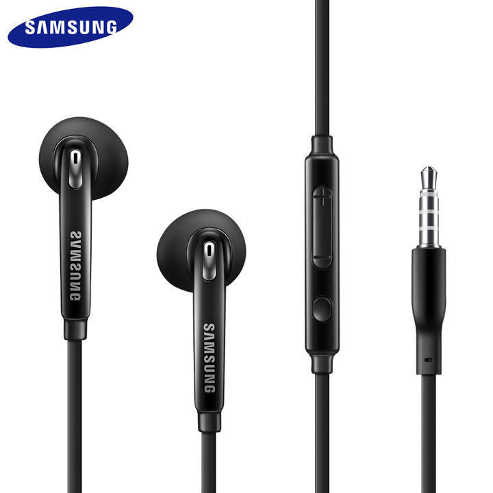 Samsung Earphone Original EO-EG920 AKG In-Ear Headphones | 3.5mm Edition Hi-Res Audio Bass Earphones | 3-Button With Mic Voice Volume Control | For S10 S9 S8 S7 S6 A30 A50 A70