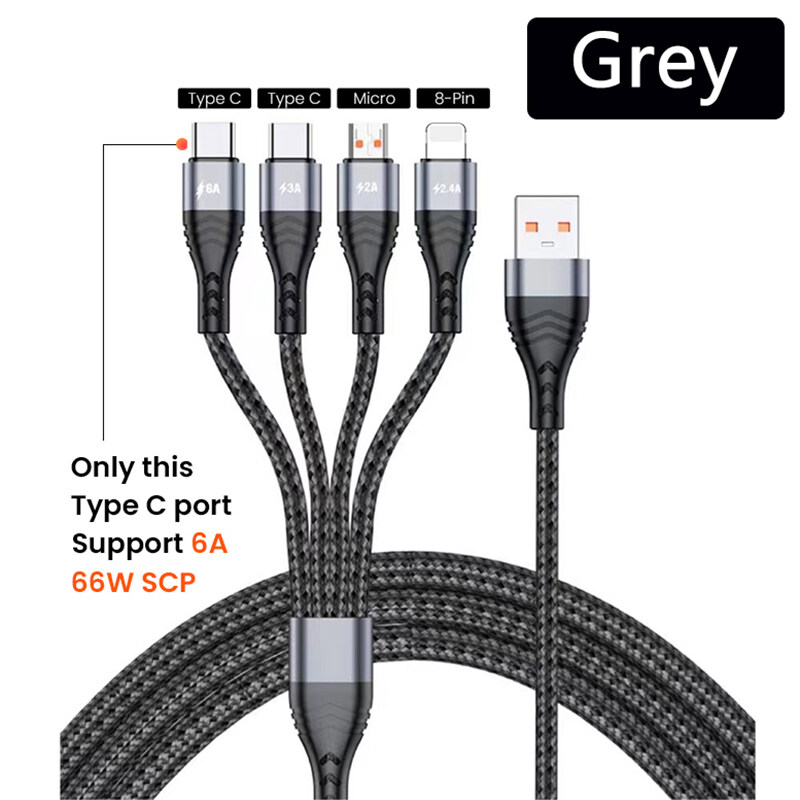 Baseus 100W GaN3 Pro Desktop Charger QC 3.0 PD 4.0 Fast Charger For iPhone 14 13 12 Pro Max USB Type C Fast Charging Station For MacBook Laptop Xiaomi Samsung