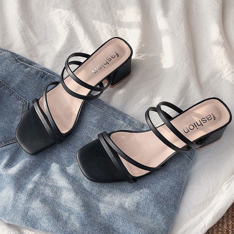 [DuoDuo]【Clearance, No Return】DD Korean Shoes for fashion footwear trend woman sandals for outfit of the day