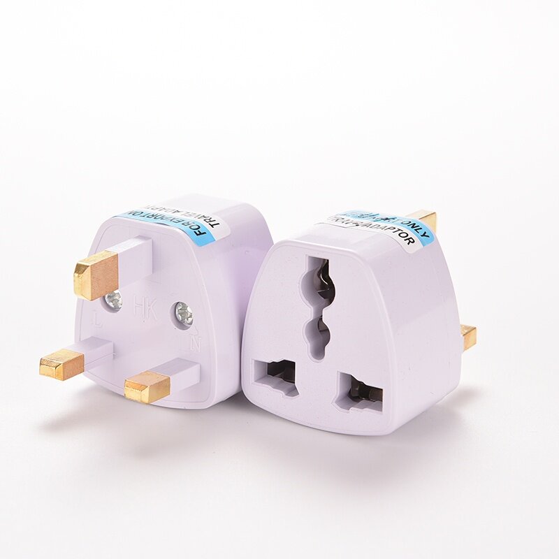 Fkend 1 PC Universal AU EU to UK AC Power Plug Travel Wall Adapter Converter White GB