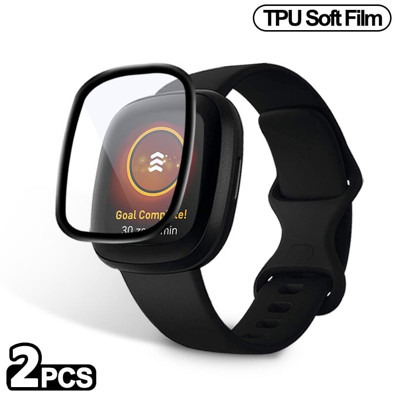 3D HD Film for Fitbit Versa 2 3 Sense Tempered Glass Screen Protector Cover for Versa Lite Smart Watch Accessories