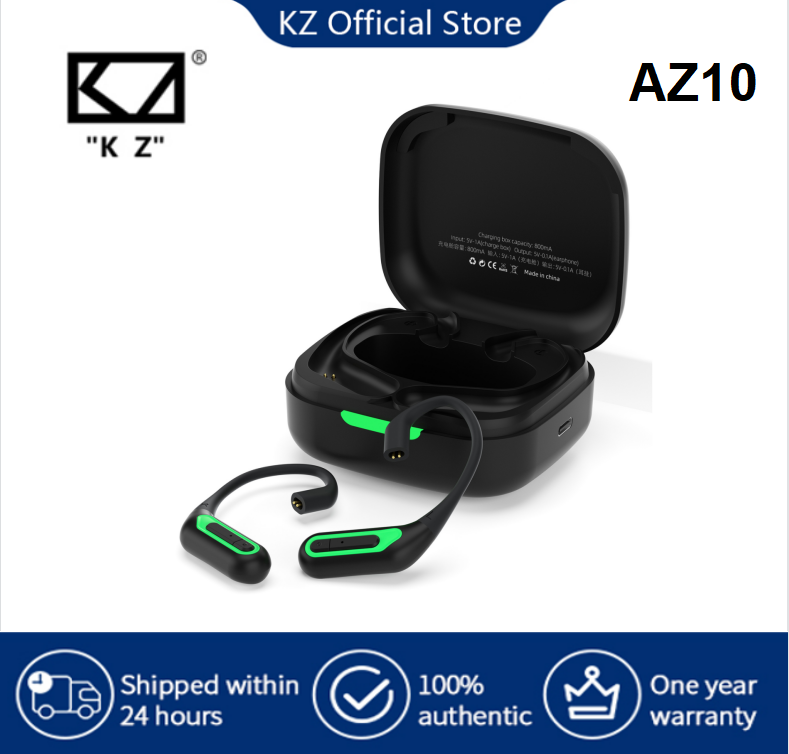 KZ AZ10 Bluetooth earhook 0.75/0.78mm Universal Gaming Headset  low latency High Performance  Long Standby