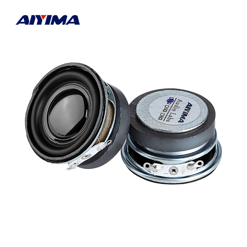 AIYIMA 2Pcs 1.5Inch 4Ohm 3W Audio Portable Speakers Full Range Speaker DIY Stereo Home Theater Woofer Loudspeaker