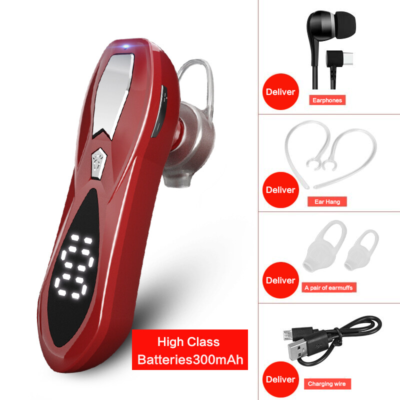 【Ready Stock】VITOG New V5.1 Wireless Bluetooth Headset with Mic/LED Digital Display,Handsfree Business Bluetooth Earphone,HD Call Sport Bluetooth Headsets For iphone Huawei Xiaomi Samsung Oppo ViVo Mo